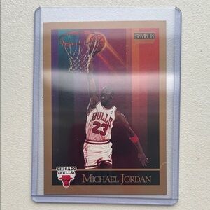 SkyBox Michael Jordan Trading Card - Red and Black